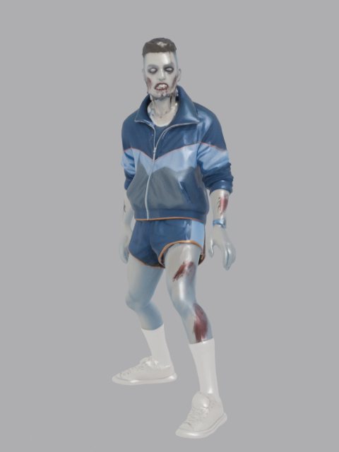 athlete - front render