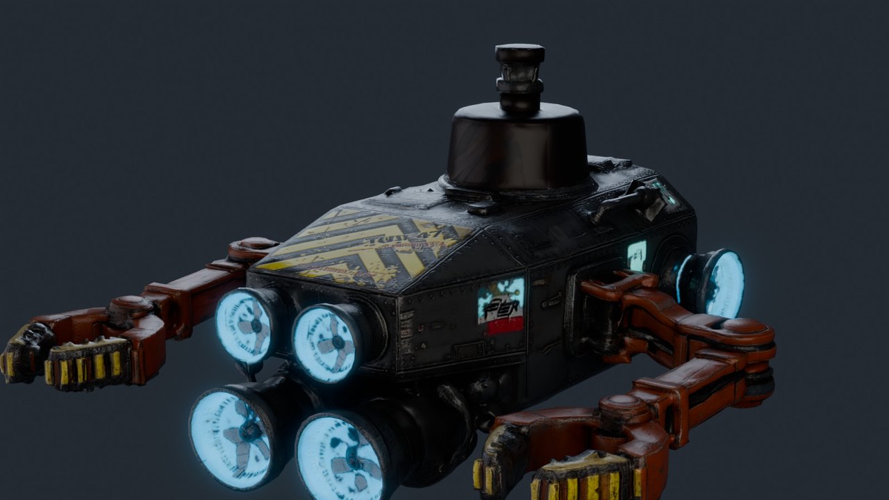 Claw Salvage Tug - hero render