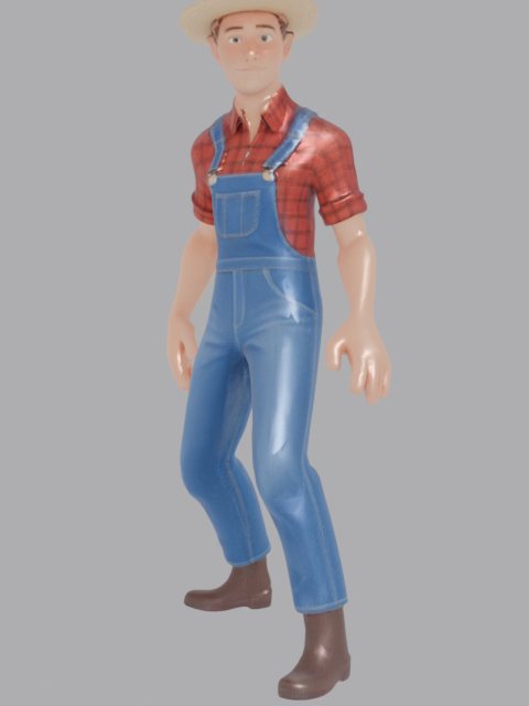 farmer - front render