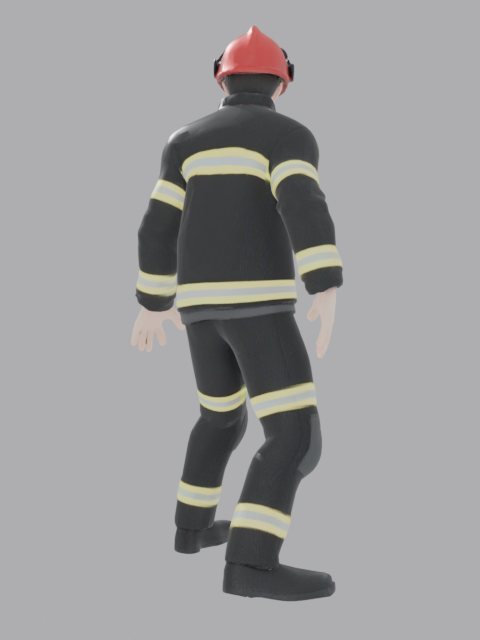 firefighter back