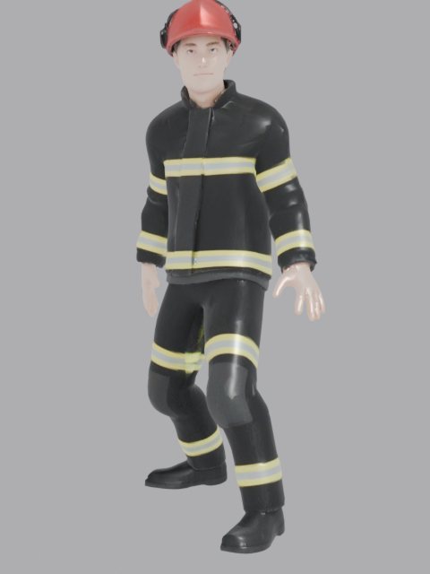 firefighter - front render