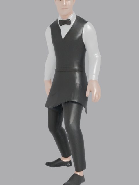 waiter - front render