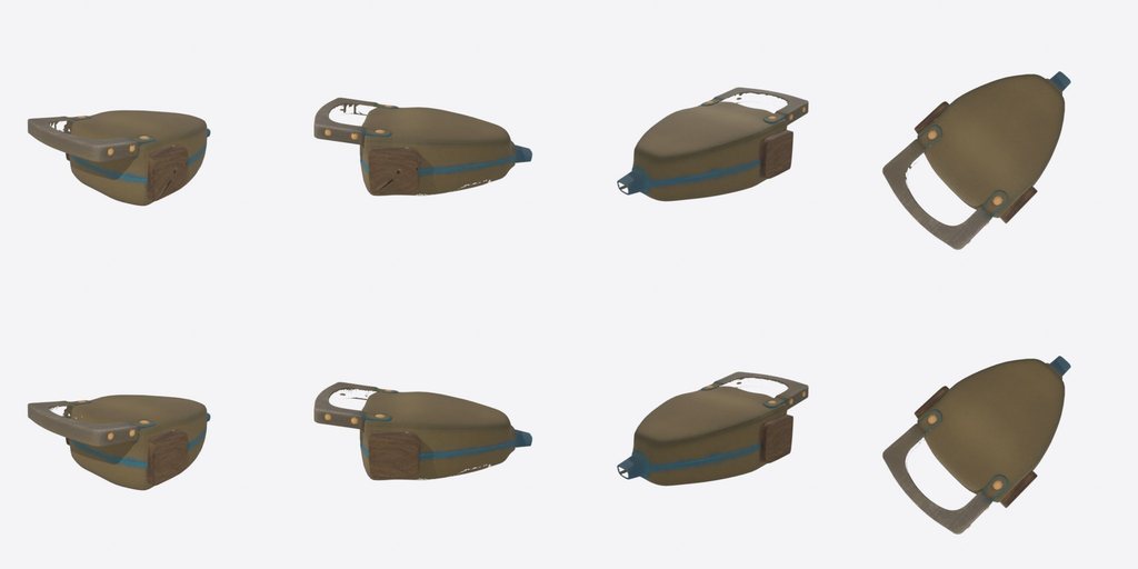 Blacksmith Bellows - four angles