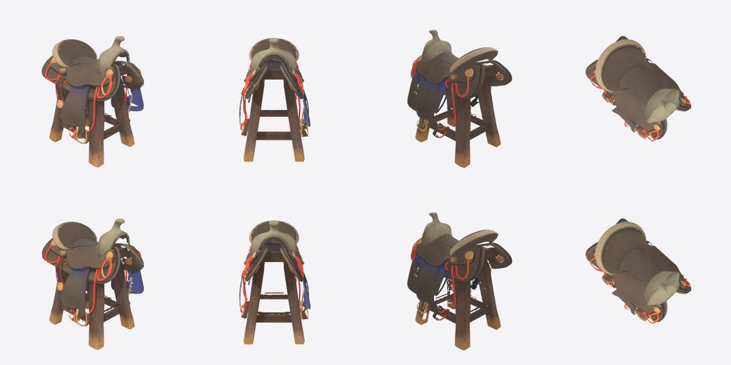 Saddle Stand - four angles