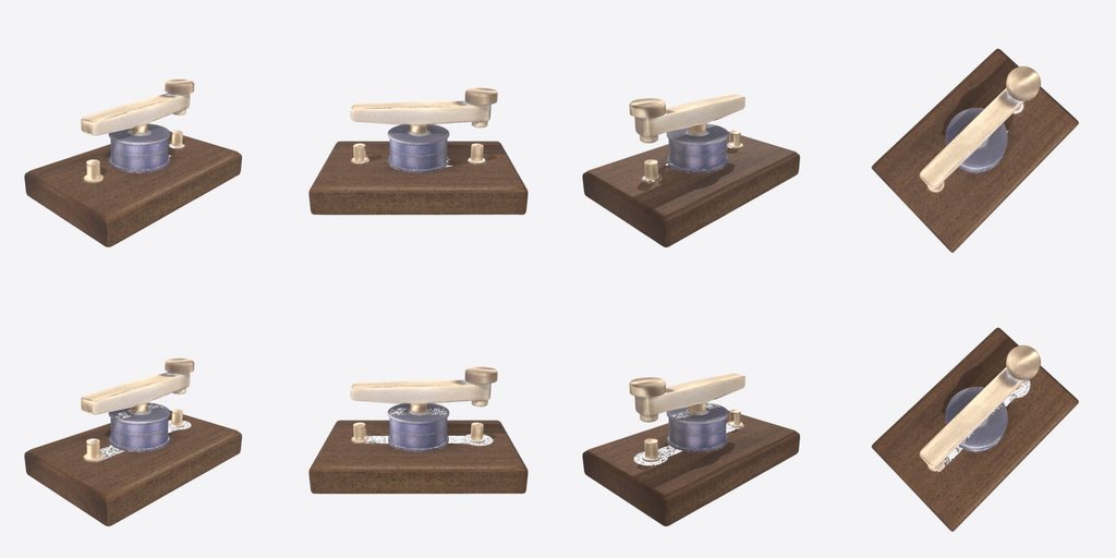 Telegraph Key - four angles