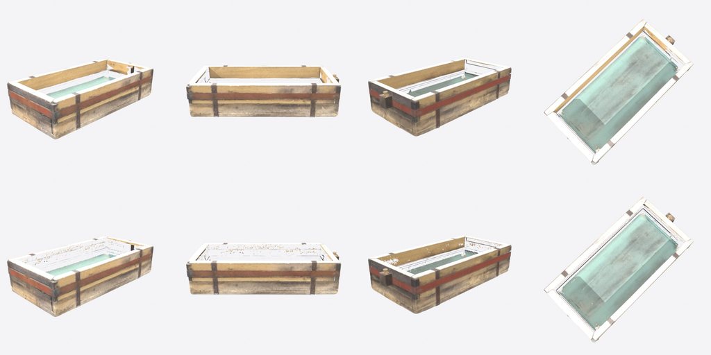 Water Trough - four angles